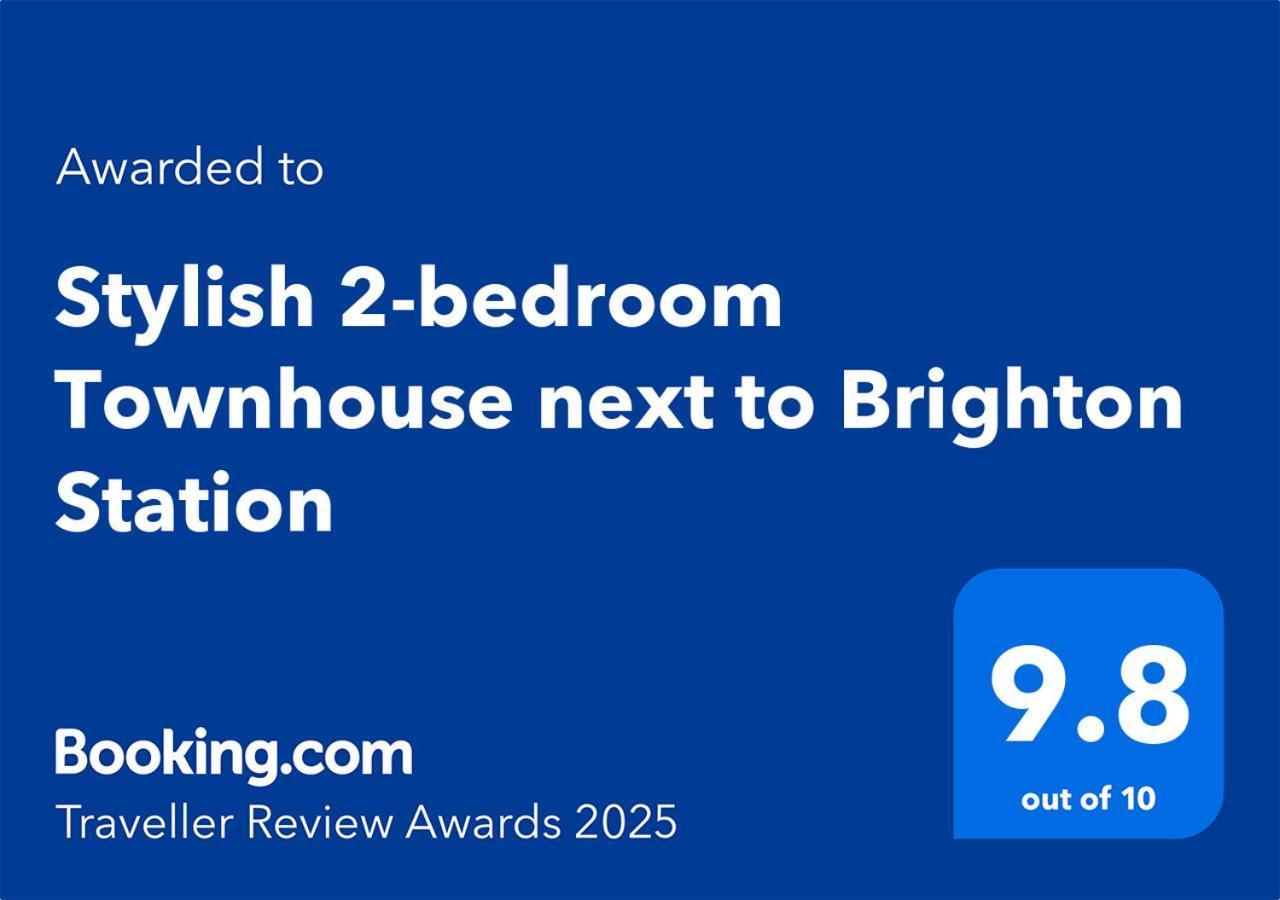 Stylish 2-Bedroom Townhouse Next To Brighton Station Екстер'єр фото